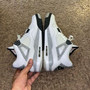 Air Jordan retro 4’s cement